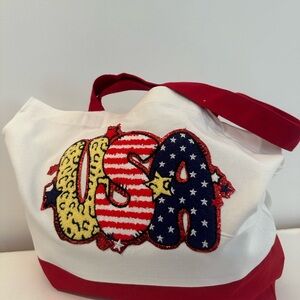 USA 15 x 18” canvas tote bag
